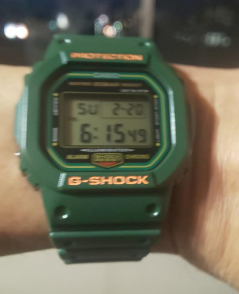 G-SHOCK DW-5600RB-3 デジタル メンズ 腕時計 グリーン Gショック ジー