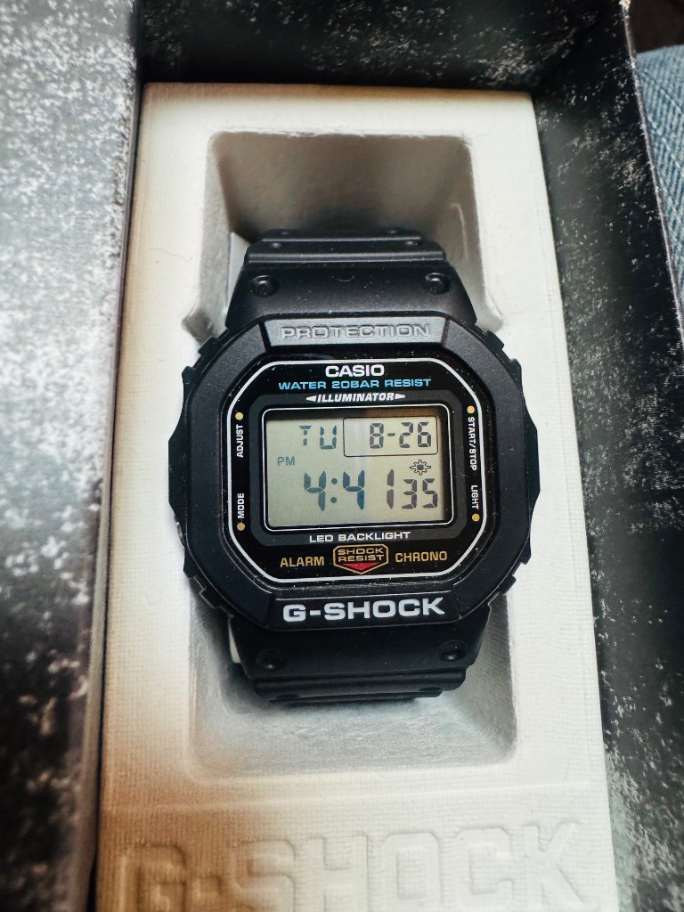 G-SHOCK DW-5600UE-1 腕時計 メンズ デジタル ブラック DW-5600E-1V
