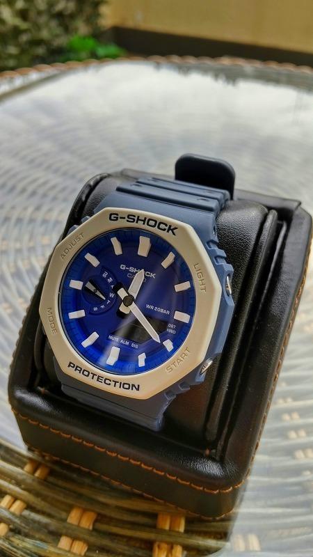 G-SHOCK GA-2110ET-2A カシオーク ネイビー アーストーンカラー メンズ