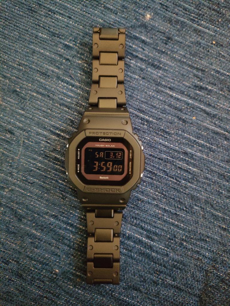 【美品】CASIO G-SHOCK GW-B5600BC-1BDRソーラー電波 Amazon.co.jp: [カシオ]腕時計 G-SHOCK(Gショック）電波ソーラー