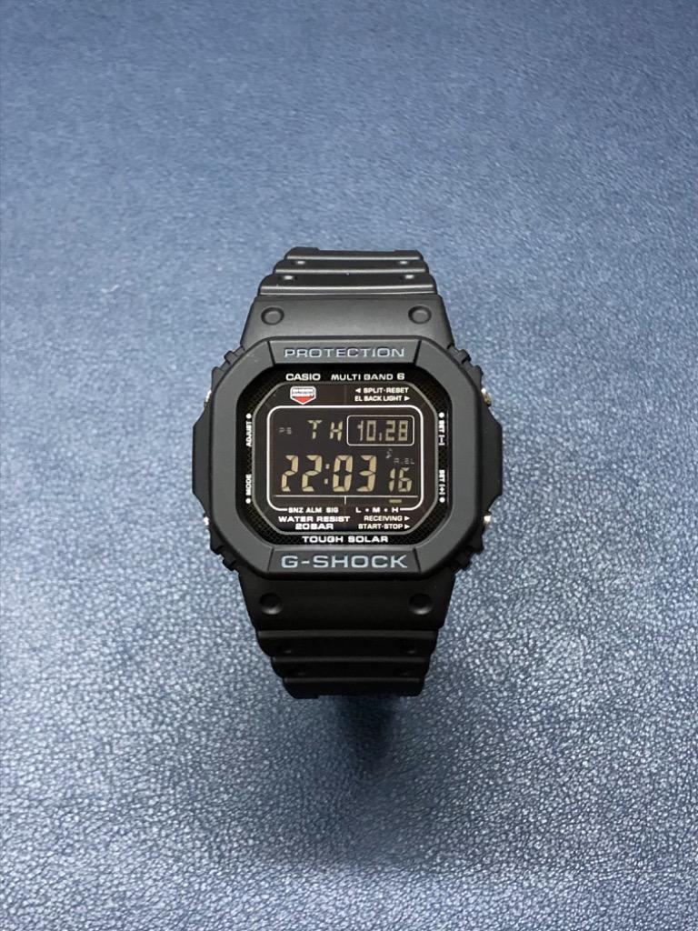 G-SHOCK Gショック ジーショック カシオ CASIO 電波ソーラー デジタル 腕時計 オールブラック GW-M5610-1B