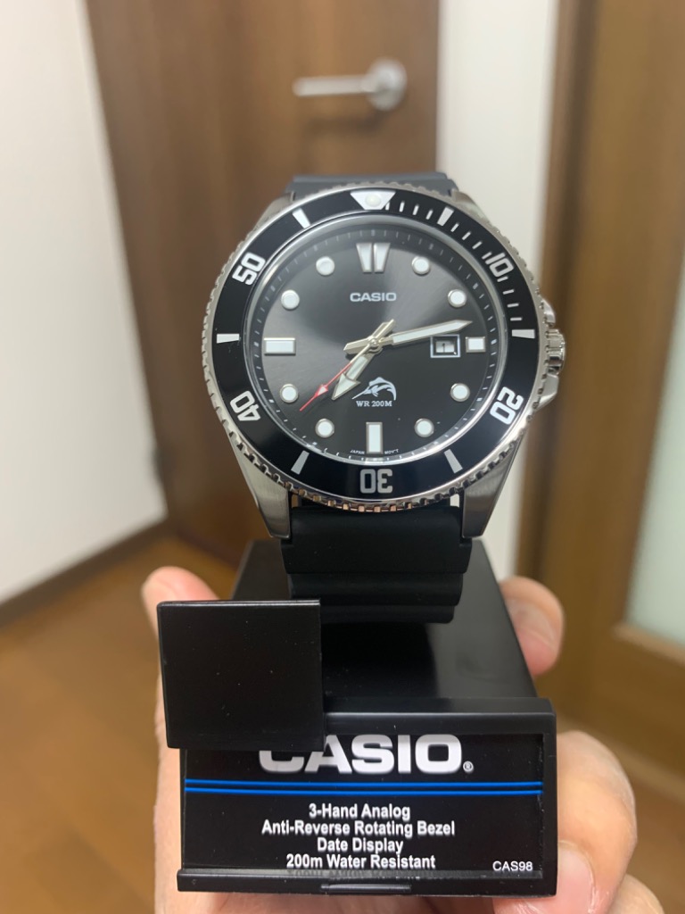 CASIO MDV-106-1AV ダイバーウォッチ DURO メンズ 腕時計 ブラック