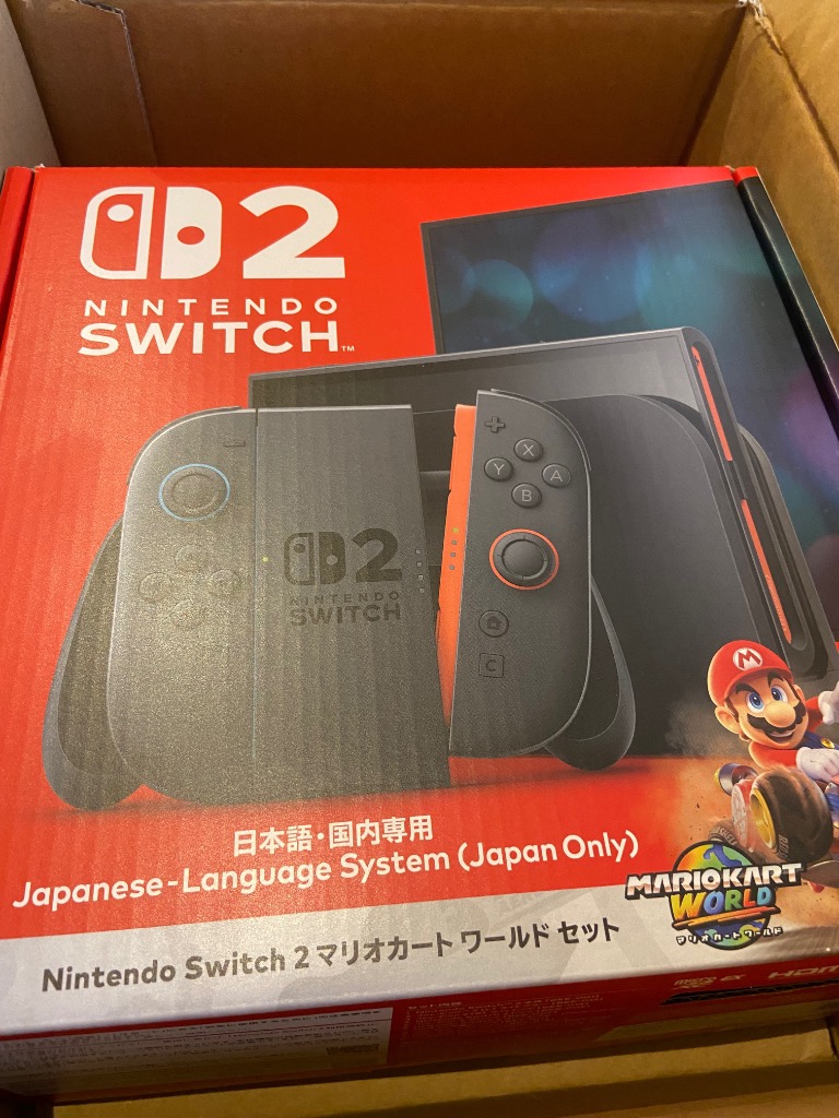 （箱付）Nintendo Switch Nintendo Switch 2 (日本語・国内専用) [マリオカート ワールド