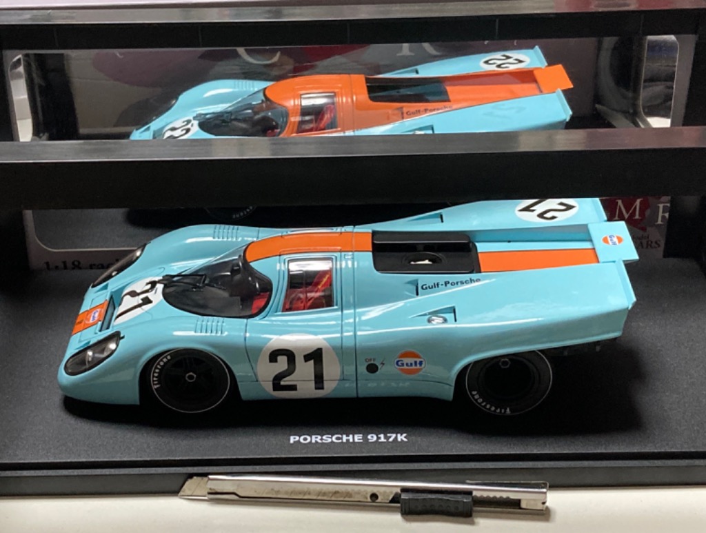 セール CMR 1/18 Porsche 917K Gulf ver2 ポルシェ デカール付