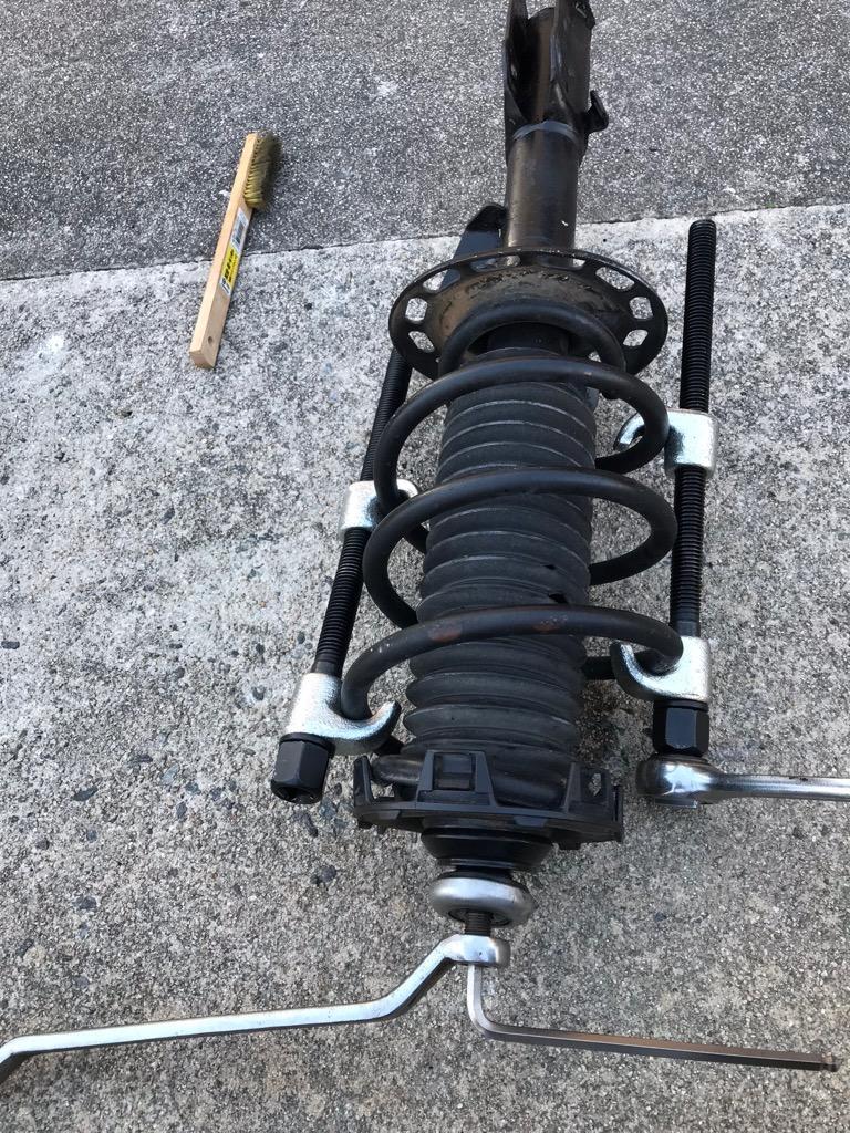 サスペンション用 コイルスプリングコンプレッサー 2本セット 300mm