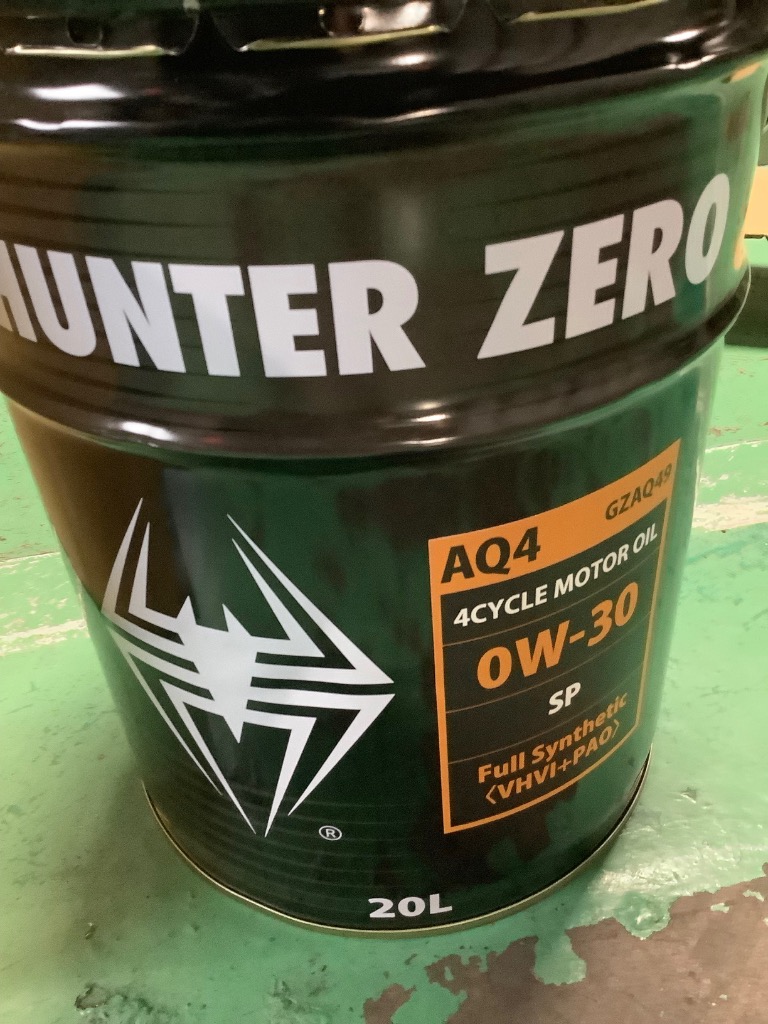 HUNTER ZERO（ハンターゼロ） (モニター価格) 車用 モーターオイル 20L