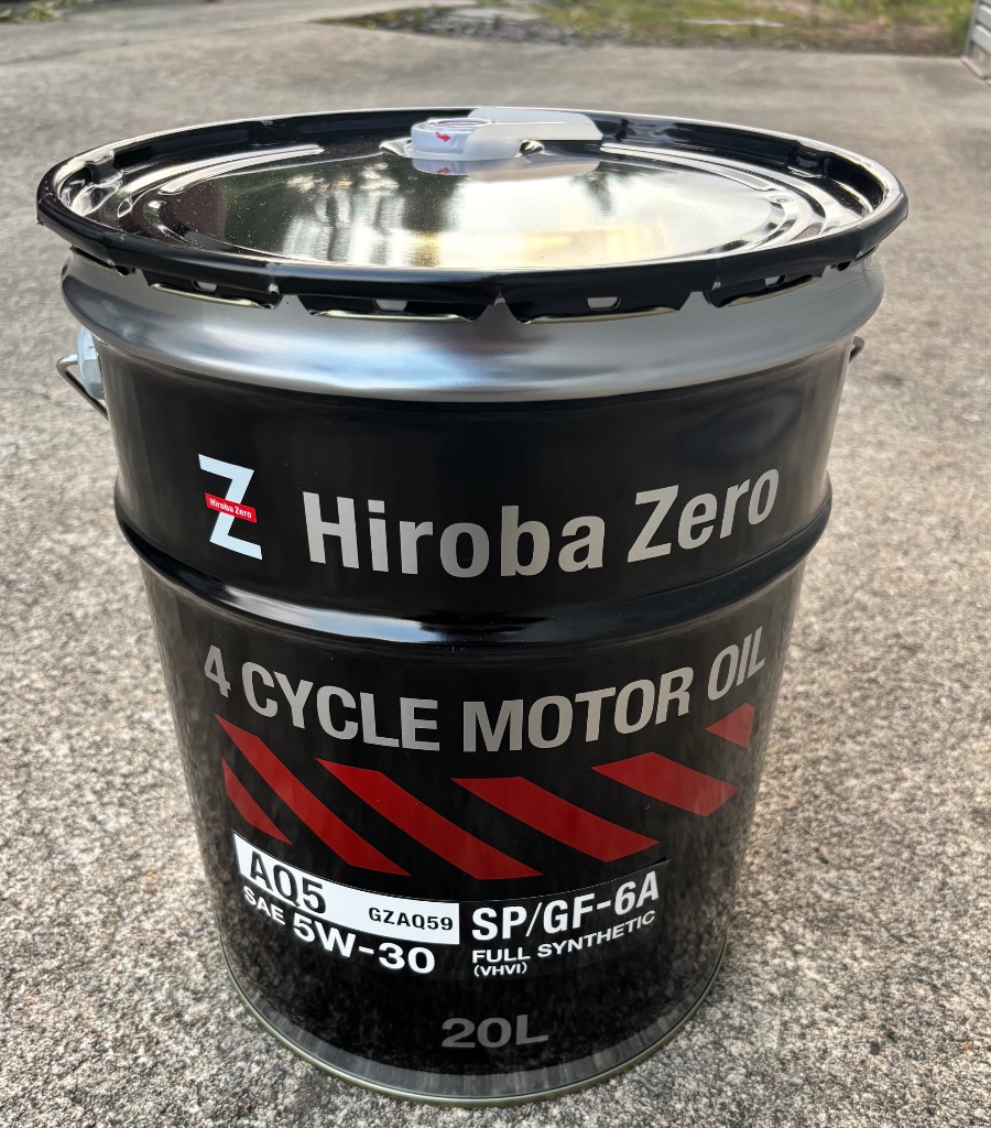 HIROBA ZERO（ヒロバ・ゼロ） (モニター価格) 車用 モーターオイル 20L