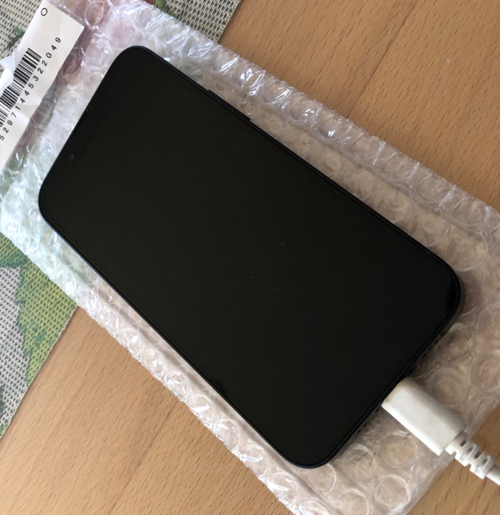 バッテリー新品交換済 iPhone13 mini 128GB ミッドナイト SIMフリー 