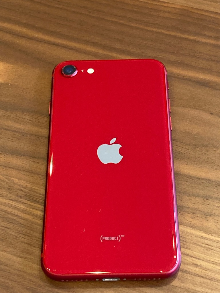 189 iPhoneSE3 RED 128GB【100%表示】バッテリー新品 iPhone SE（第3世代） バッテリー新品交換済 iPhoneSE3 128GB