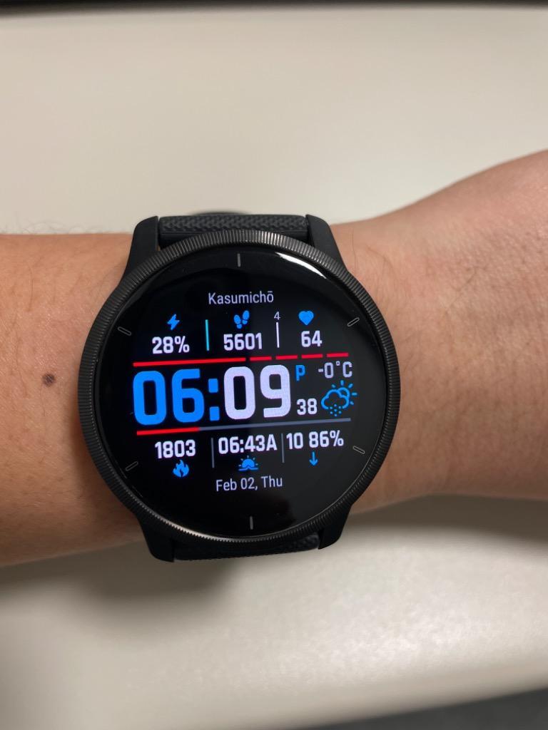 GARMIN ガーミン公式 スマートウォッチ GPS Venu 2 Black GARMIN ガーミン公式 スマートウォッチ GPS Venu 2 Black