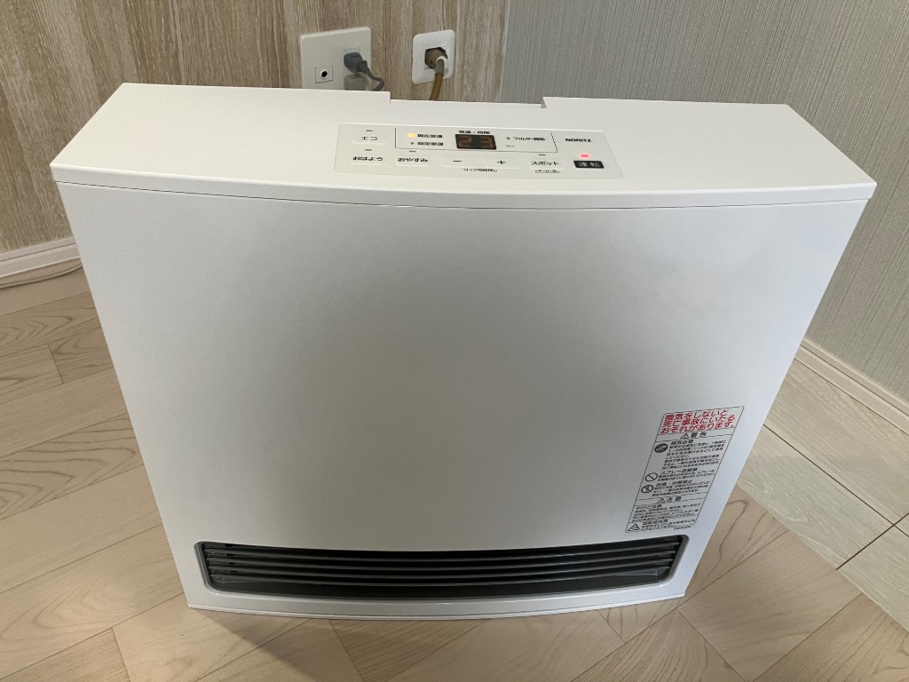 ノーリツ ガスファンヒーター GFH-4007S-W5 スタンダード 4.07kW 11-15