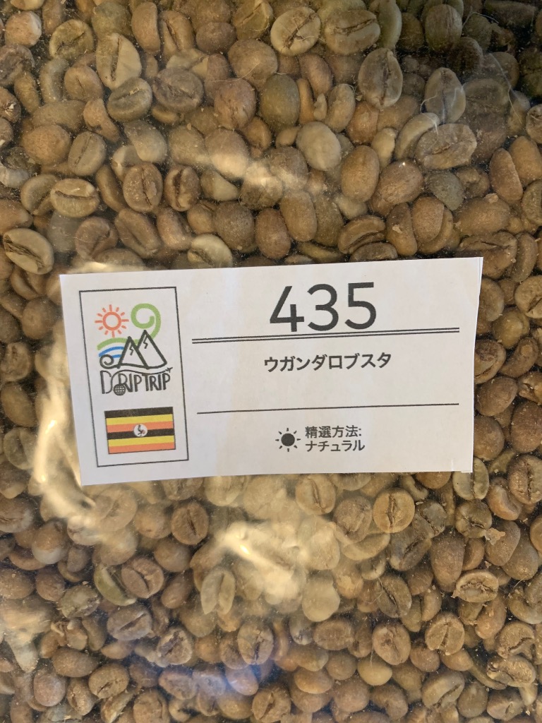 コーヒー 生豆 ウガンダ ロブスタ #435 DripTrip 1kg 2kg 5kg : 自家焙