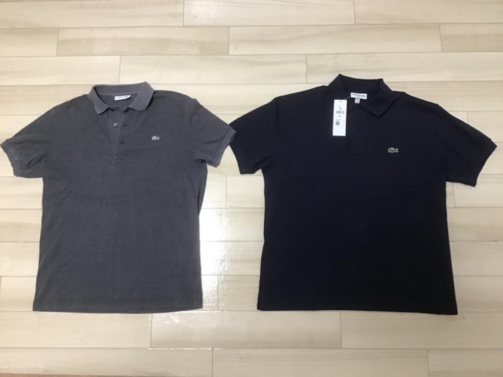 LACOSTE ラコステ メンズ ポロシャツ 半袖 鹿の子 ワンポイント