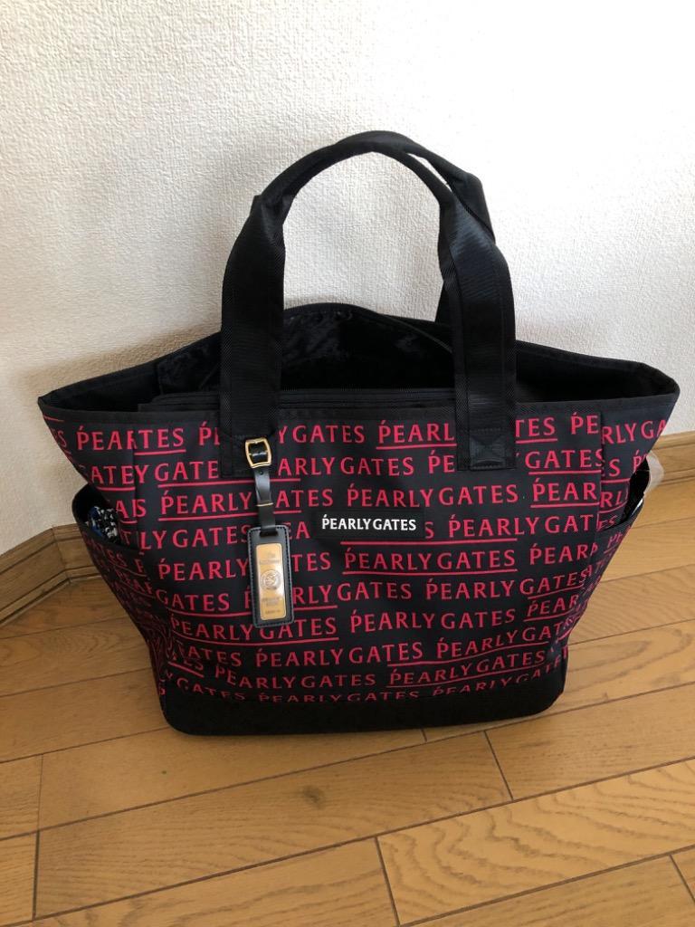 パーリーゲイツ PEARLY GATES メゾンロゴ柄 ロッカーバッグ ...