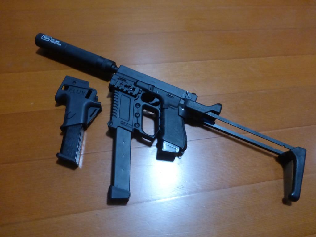 未使用）グロック ポストコンバージョンキットストック +フラッシュマグ セット Amazon | Flux brace グロック ポストコンバージョンキット