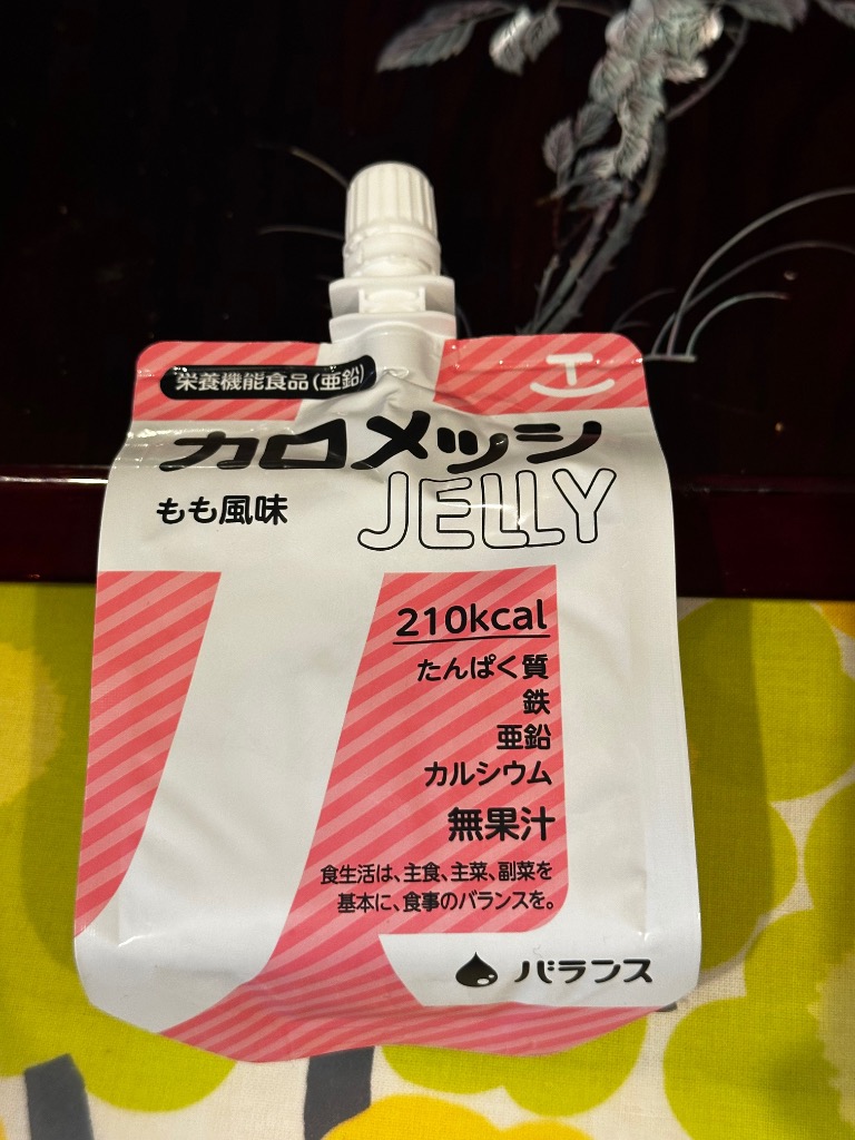 カロメッシゼリー もも風味 (180g×6個) バランス 栄養機能食品 亜鉛
