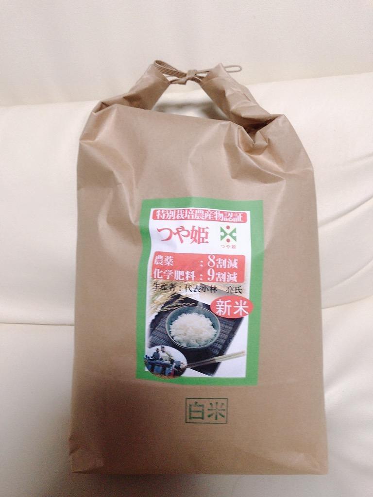 特別栽培米 山形県産 つや姫１０㎏ 精米 減農薬 減化学肥料 安全・安心 特A 限定販売 1日 10件 】受注精米 令和6年度産 新米 山形県産 最