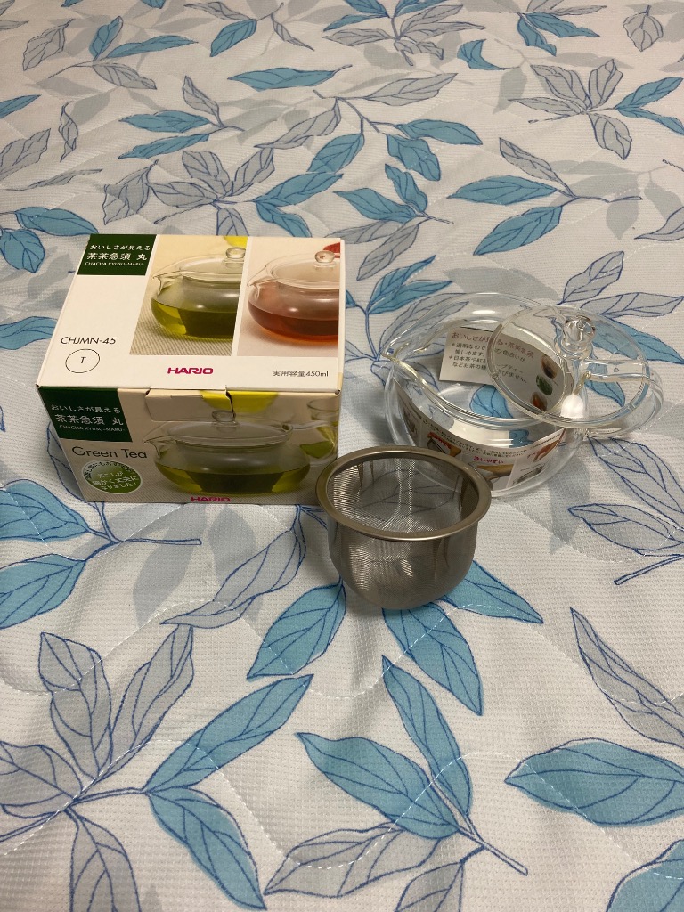 HARIO 急須 おしゃれ ガラス 日本製 ハリオ 茶茶急須 丸 耐熱
