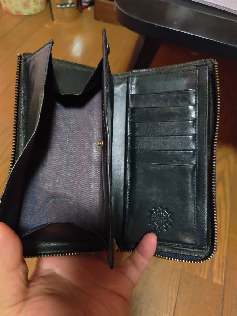 二つ折り財布 メンズ ブランド 財布 本革 ミニ財布 革 小さい 小さい