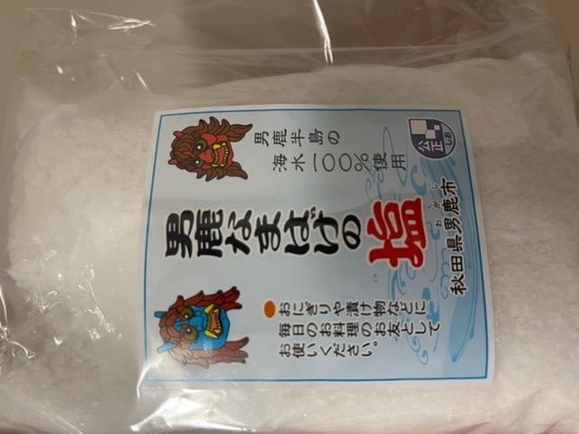 男鹿工房 男鹿半島の塩 ポリ袋 300g : 21-1130 : ごちそうさまストア