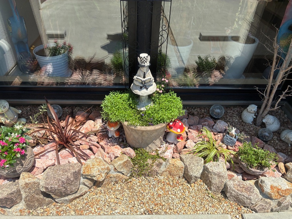 単品 ガーデニング ガーデン 雑貨 うさぎ アリス【ラビットBOOK】樹脂