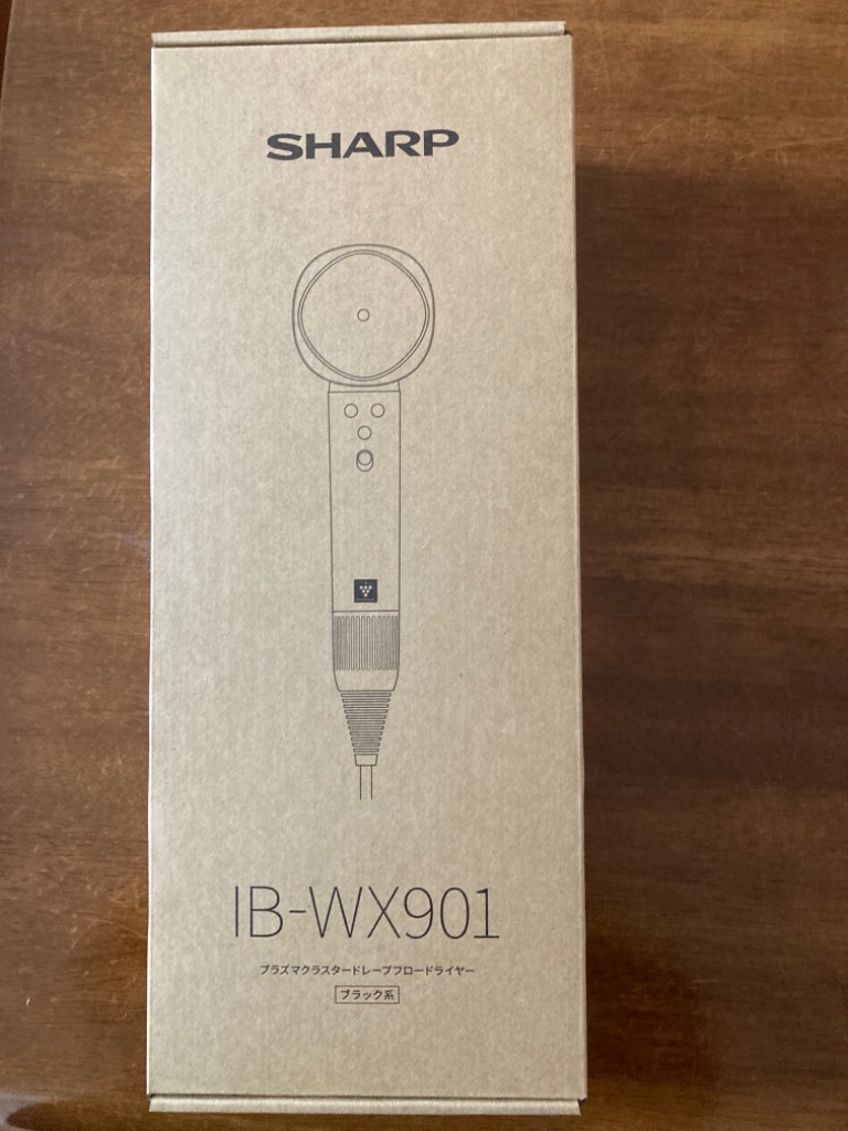 SHARP シャープ ヘアドライヤーIB-WX901-B ミッドナイトブラック プラズマクラスター SHARP シャープ ヘアドライヤー