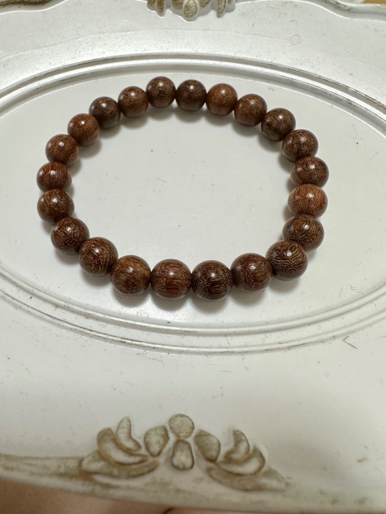 PROME 金糸檀 8mm ブレスレット 念珠 NO.W93 : 天然石工場直売店