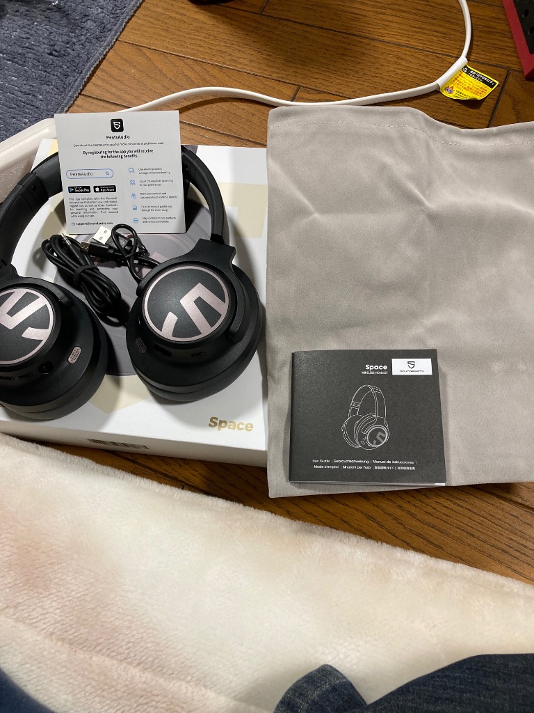 SOUNDPEATS ワイヤレス ヘッドホン ノイズキャンセリング