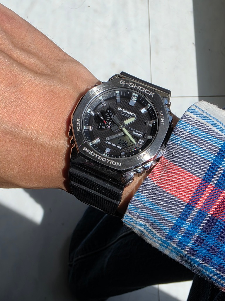 G-SHOCK 腕時計 【国内正規品】 メタルカバード Bluetooth搭載