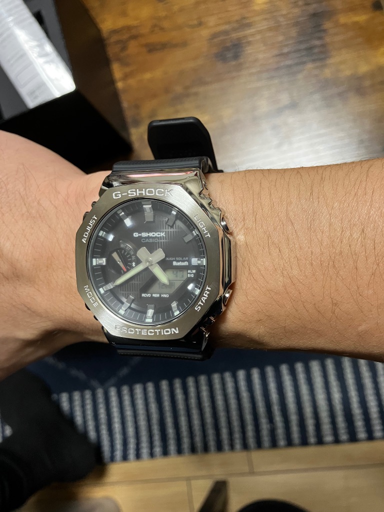 G-SHOCK 腕時計 【国内正規品】 メタルカバード Bluetooth搭載 タフ