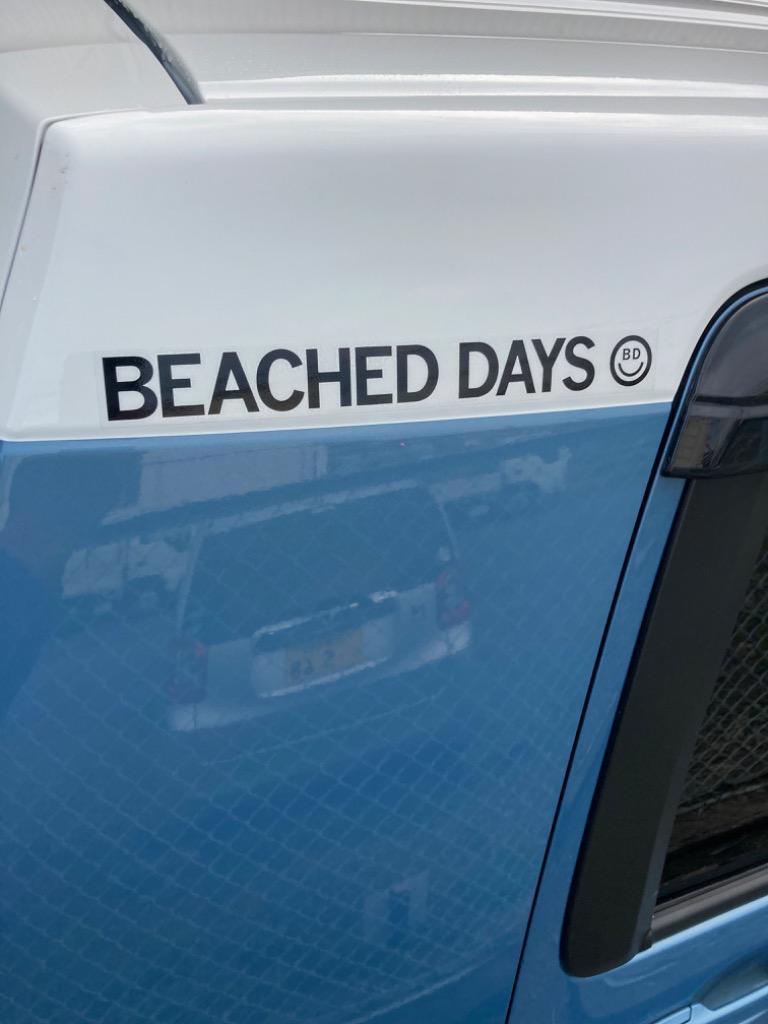 BEACHED DAYS STICKERS-S / ビーチドデイズ ステッカー / 14cm x 2cm :BY520001:giusto-store  - 通販 - Yahoo!ショッピング