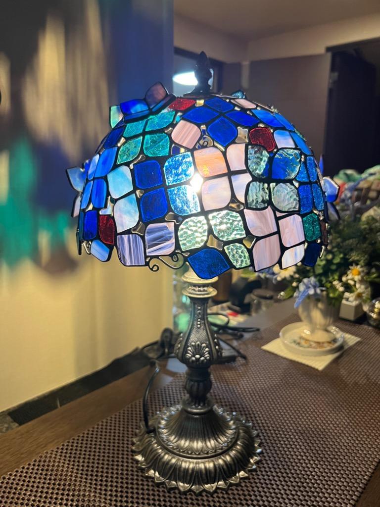 162様専用オーダーページ「紫陽花のランプ」ブルー系(ブルーを基調