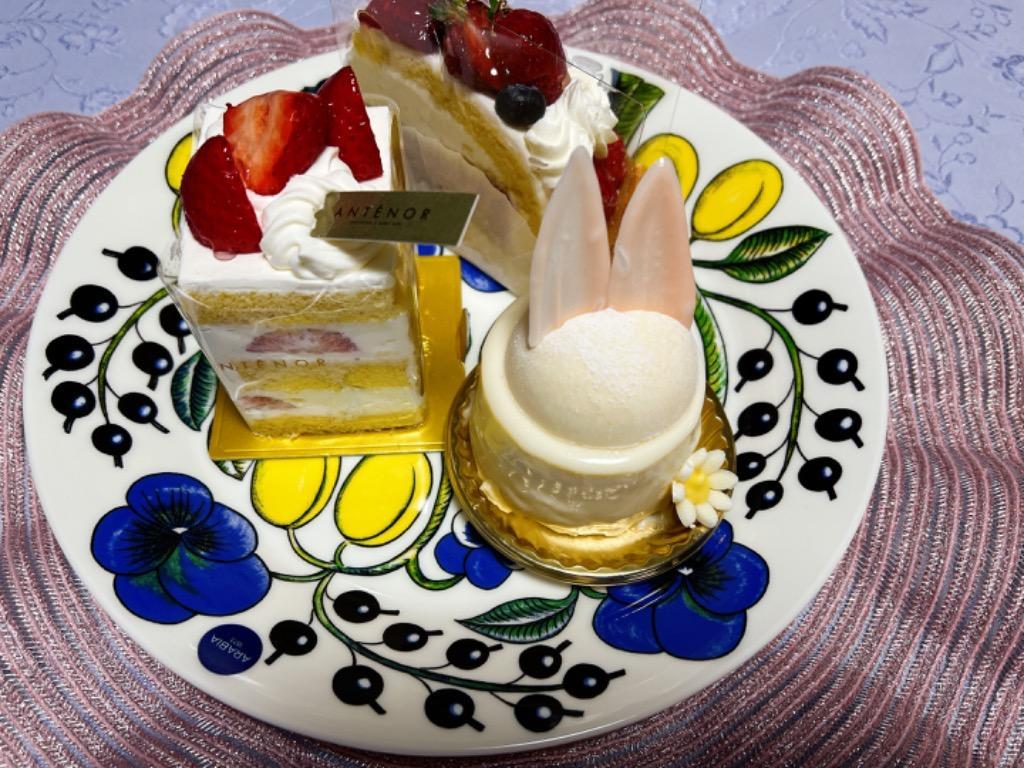 アラビア　ARABIA　フローラ　ケーキプレート　中皿　2枚セット アラビア ARABIA フローラ ケーキプレート 中皿 2枚セット