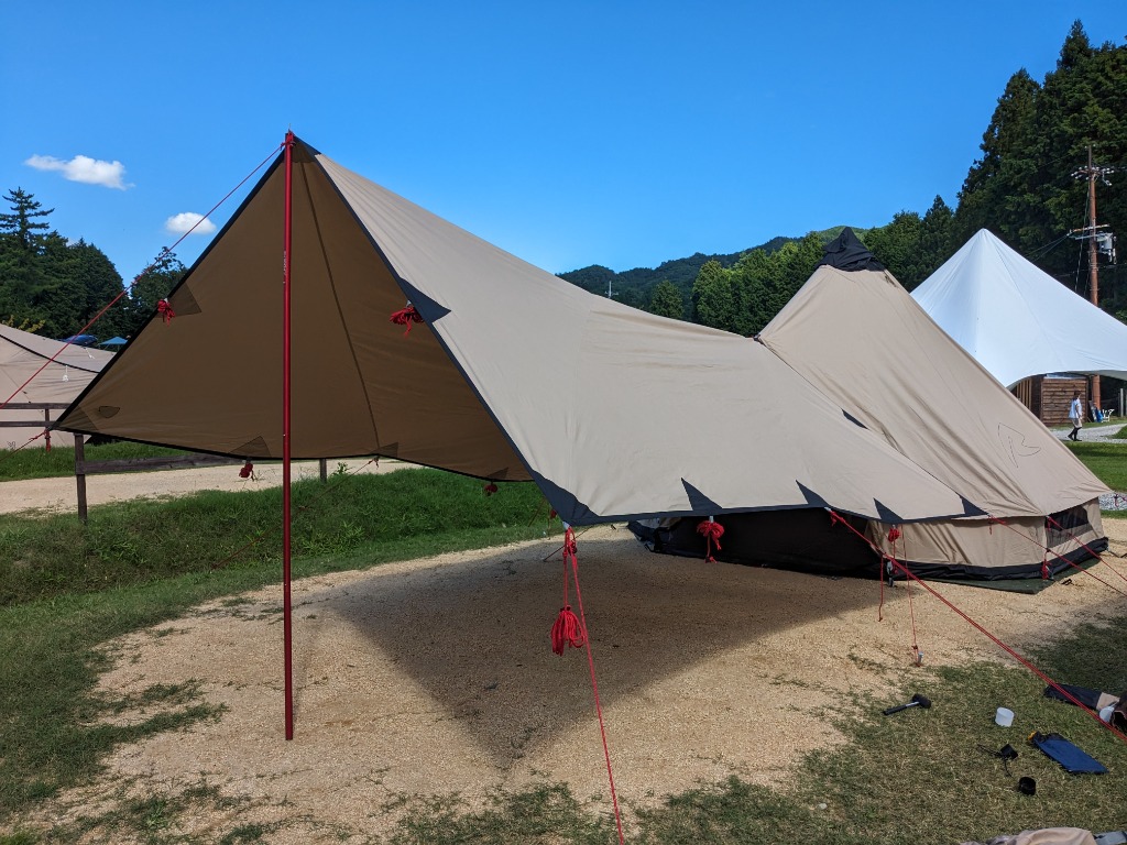 ローベンス Robens タープ 4 × 4m アウトバック シリーズ 130041 Tents Tarp 4x4 m テント キャンプ アウトドア  雨よけ 日よけ