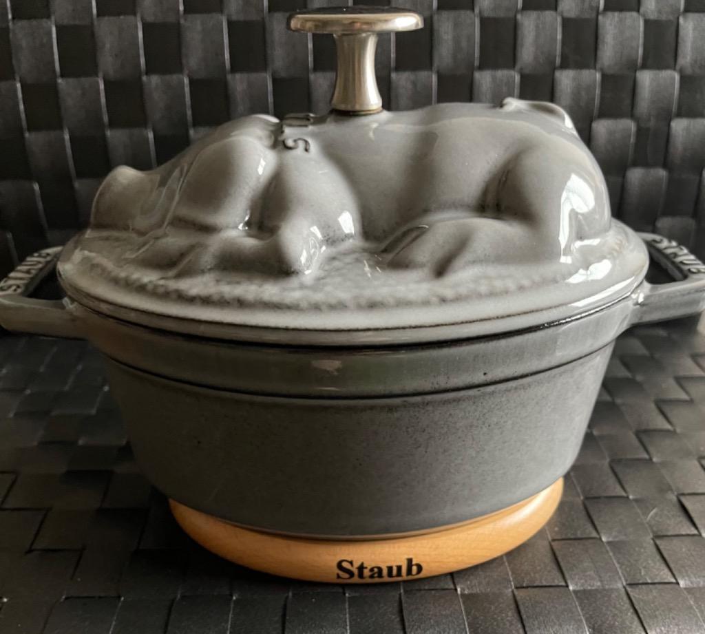 ストウブ Staub 鍋敷き マグネット トリベット オーバル 15×11cm 木製 シンプル 1190711 40509-516-0  :STB-6500-000:GulliverOnlineShopping !店 通販 