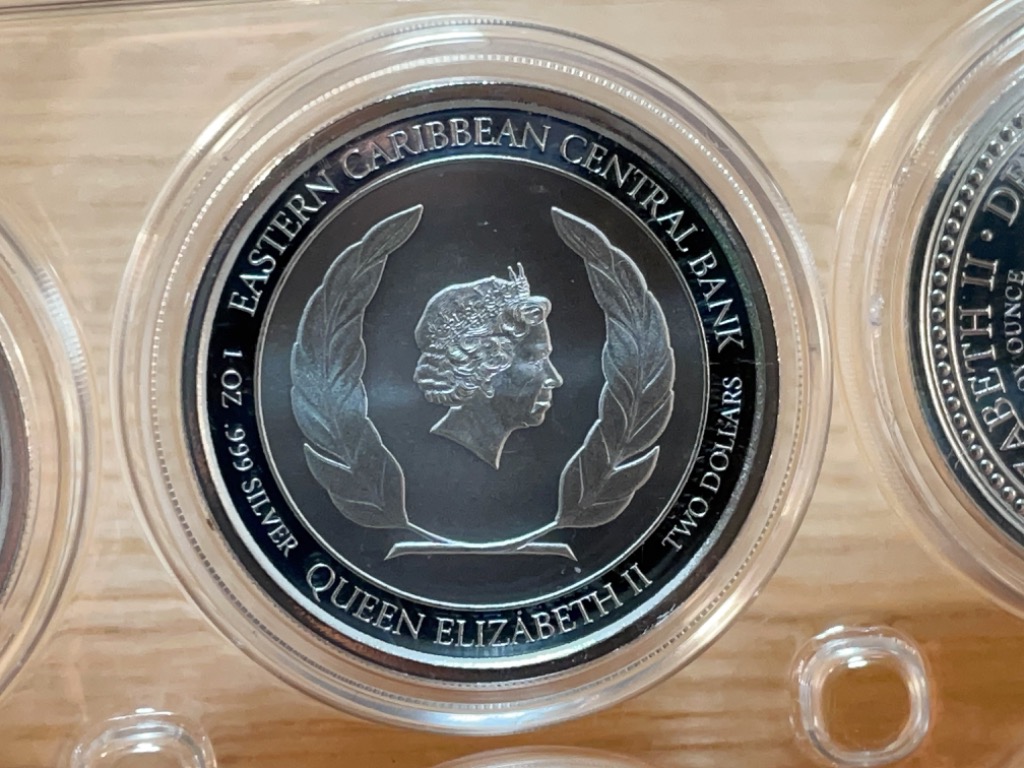 2019 英領モントセラト エメラルドアイランド 銀貨 2019 英領モントセラト エメラルドアイランド 銀貨