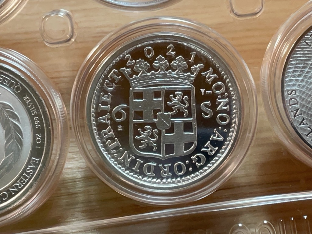 2021年 オランダ「帆船 シリング・リストライク」純銀 1オンス メダル 保証書・カプセル付き] 2021年 (新品) オランダ「帆船 シリング