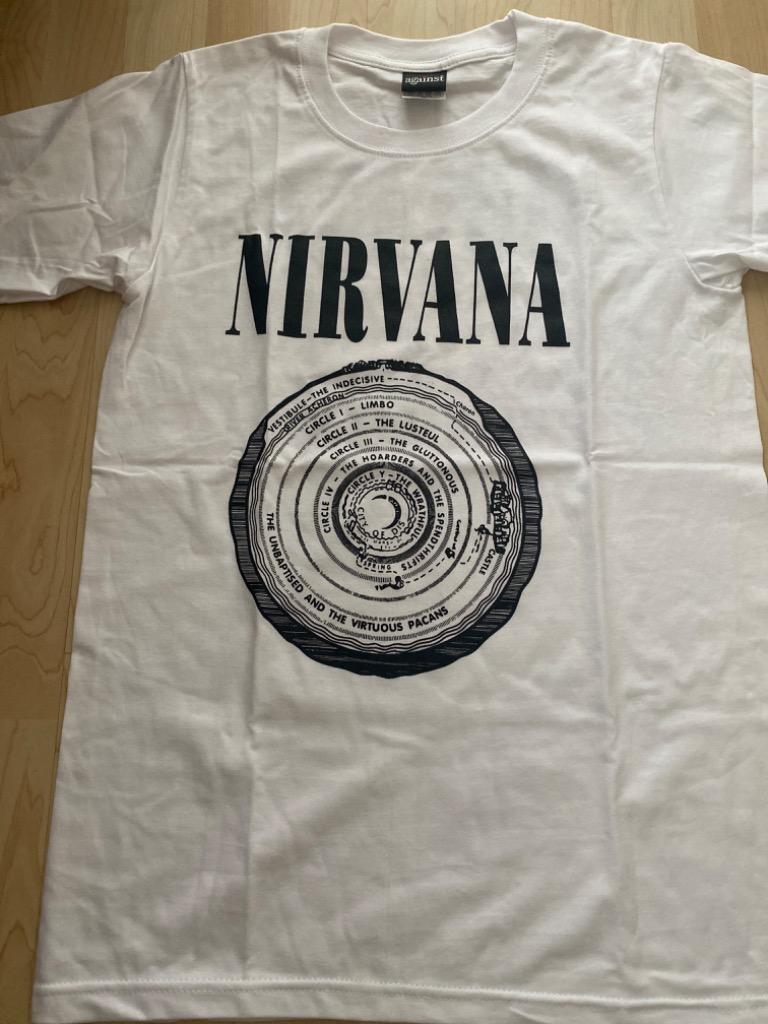 NIRVANA　ニルバーナ　シャツ　バンドT　メンズ　レディース Tシャツ/カットソー(半袖/袖なし) 【名入れ無料】