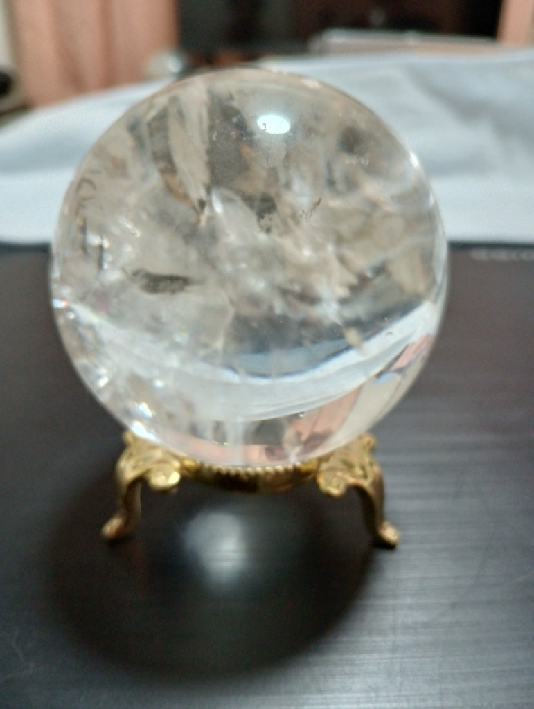 台座 天然石 丸玉用 パワーストーンなどの丸玉用 金色 4種類