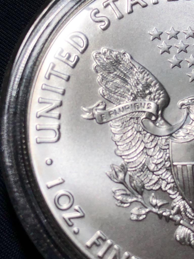 イーグル銀貨１オンス 年 タイプ１ 新品未使用 純銀 銀貨 １