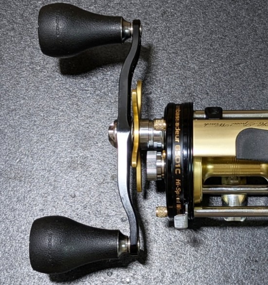 ゴメクサス製ダブルハンドル　１３０ミリ　2色セット ゴメクサス 超々ジュラルミン製 ハンドル 120mm カスタム パーツ