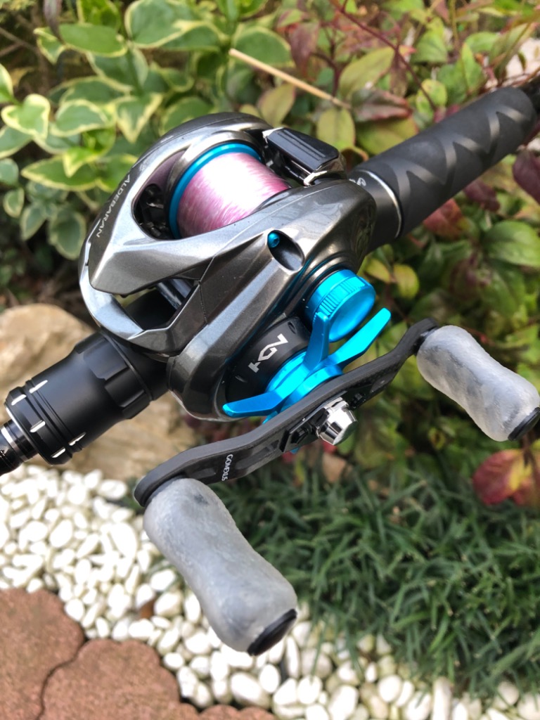ベイトリール カーボンクランクハンドル 85mm 7×4mm穴対応
