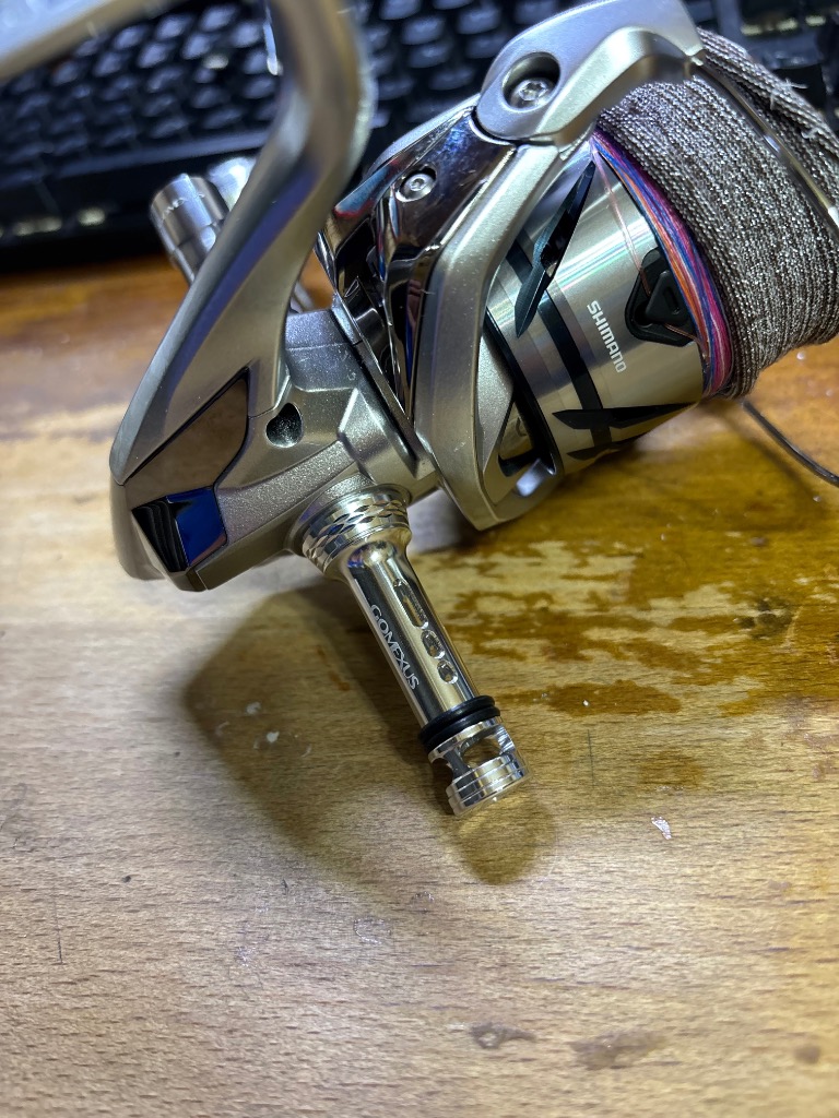 リールスタンド シマノ shimano ダイワ daiwa スピニング リール用 カスタム パーツ ボディーキーパー アルミ 48mm ...