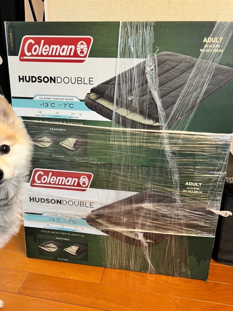 Coleman コールマン 2人用寝袋 ハドソンダブル スリーピング