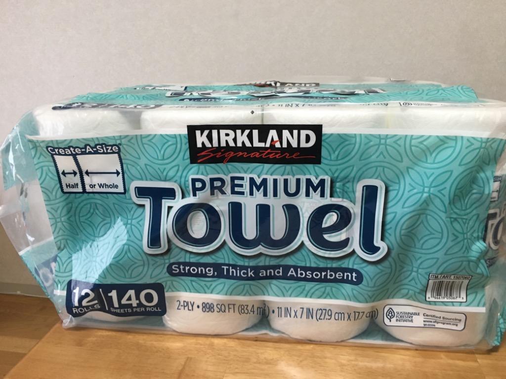 送料無料：カークランド ペーパータオル 140シート 12ロール コストコ2枚重ね KS Paper Towels 12roll  :kcp02:グッドマム - 通販 - Yahoo!ショッピング