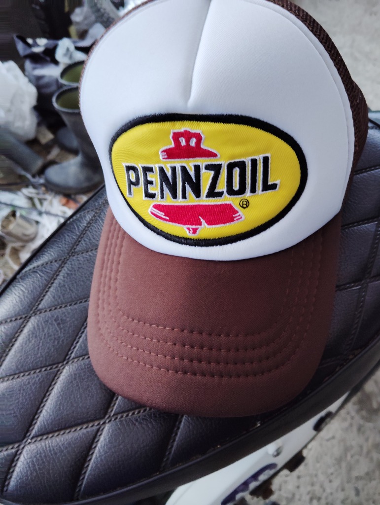 ペンズオイル メッシュ キャップ PENNZOIL 帽子 アメリカン雑貨