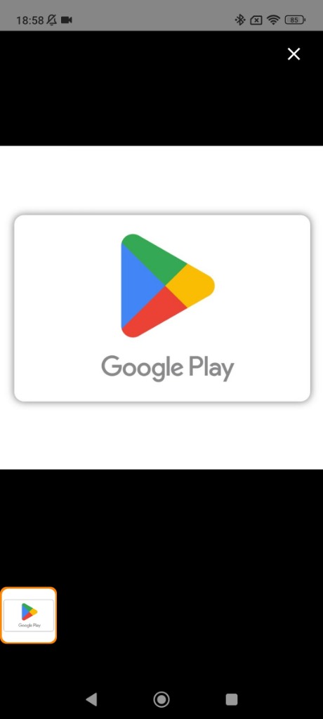 Google Play ギフトコード 100円