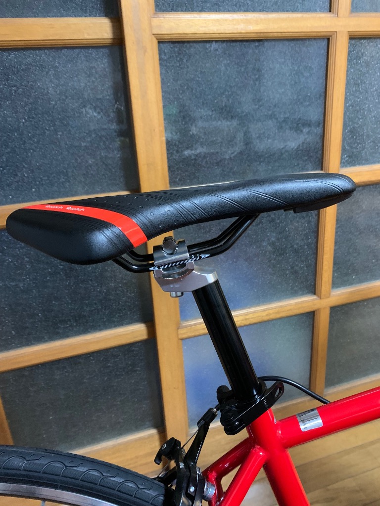 GORIX サドル 自転車 [厚めのクッション、どっしり座れる幅広座