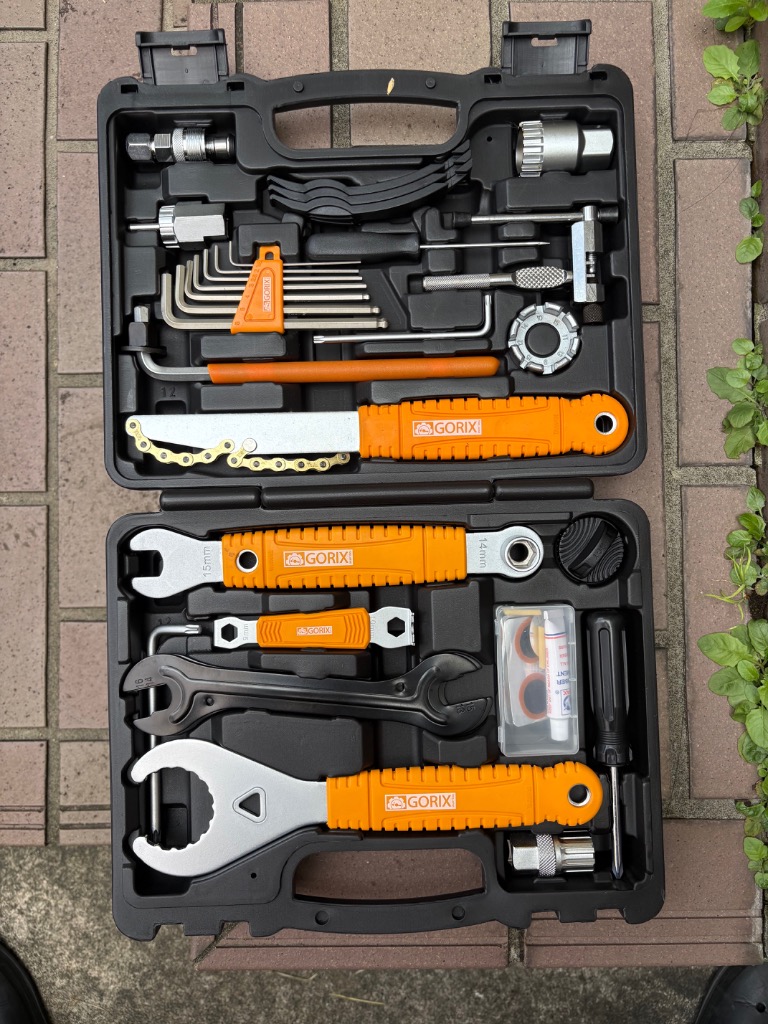 GORIX ゴリックス 自転車 工具セット 20点 シマノ対応 メンテナンス