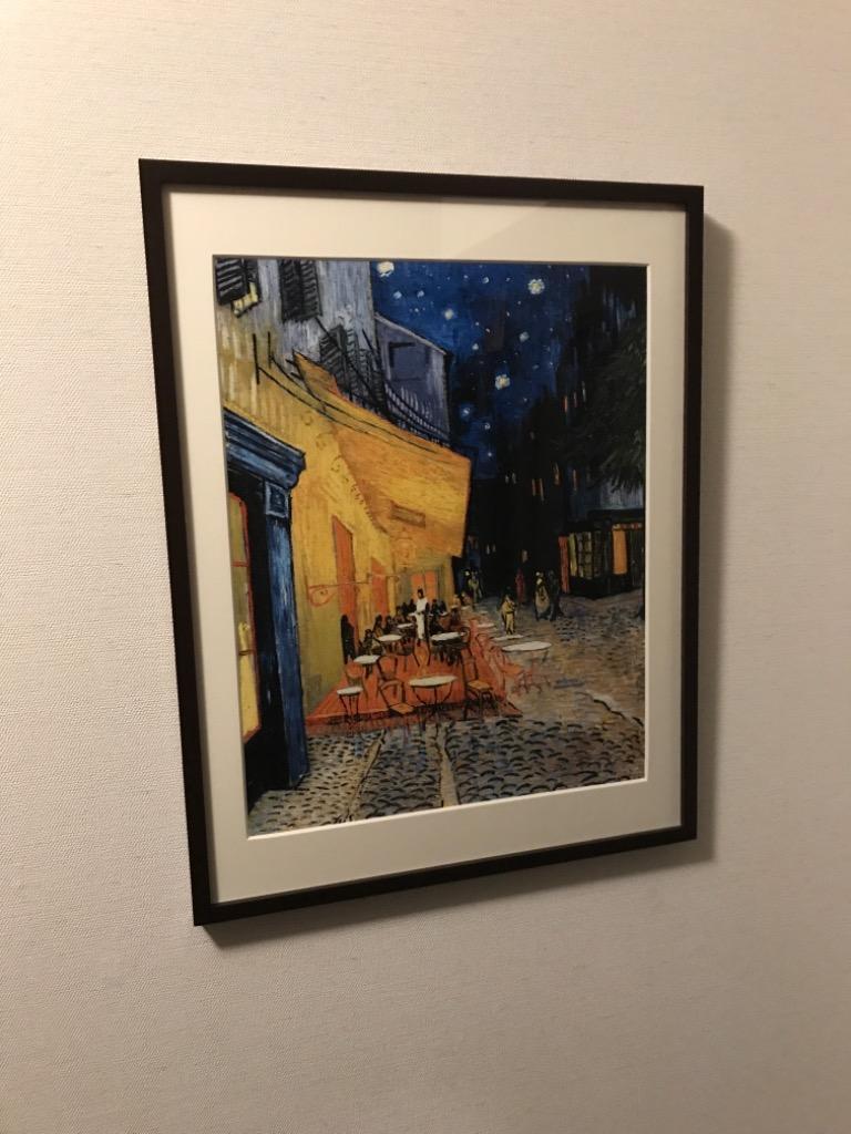 複製画・額付き・ゴッホ・「夜のカフェテラス」 : グーピル